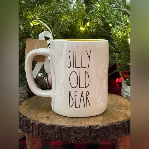 ✨ Brand NEW w/Tags Rae Dunn Disney SILLY OLD BEAR  Mug feat. Winnie the Pooh ✨ - Picture 2 of 11